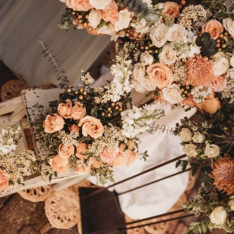 Provence Peach DIY Wedding Flowers  - Complete
