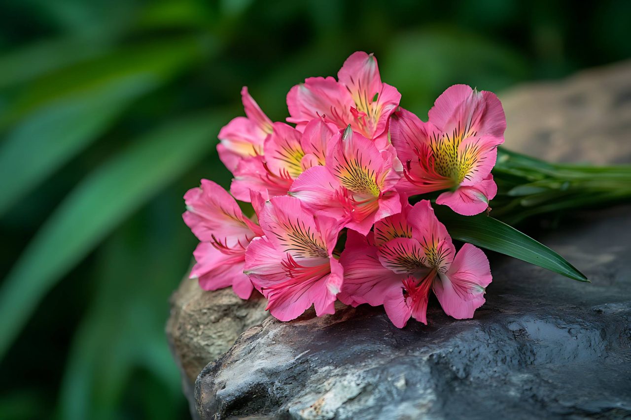 Dark Pink Alstroemeria | 21 Petals DIY Flower Co.