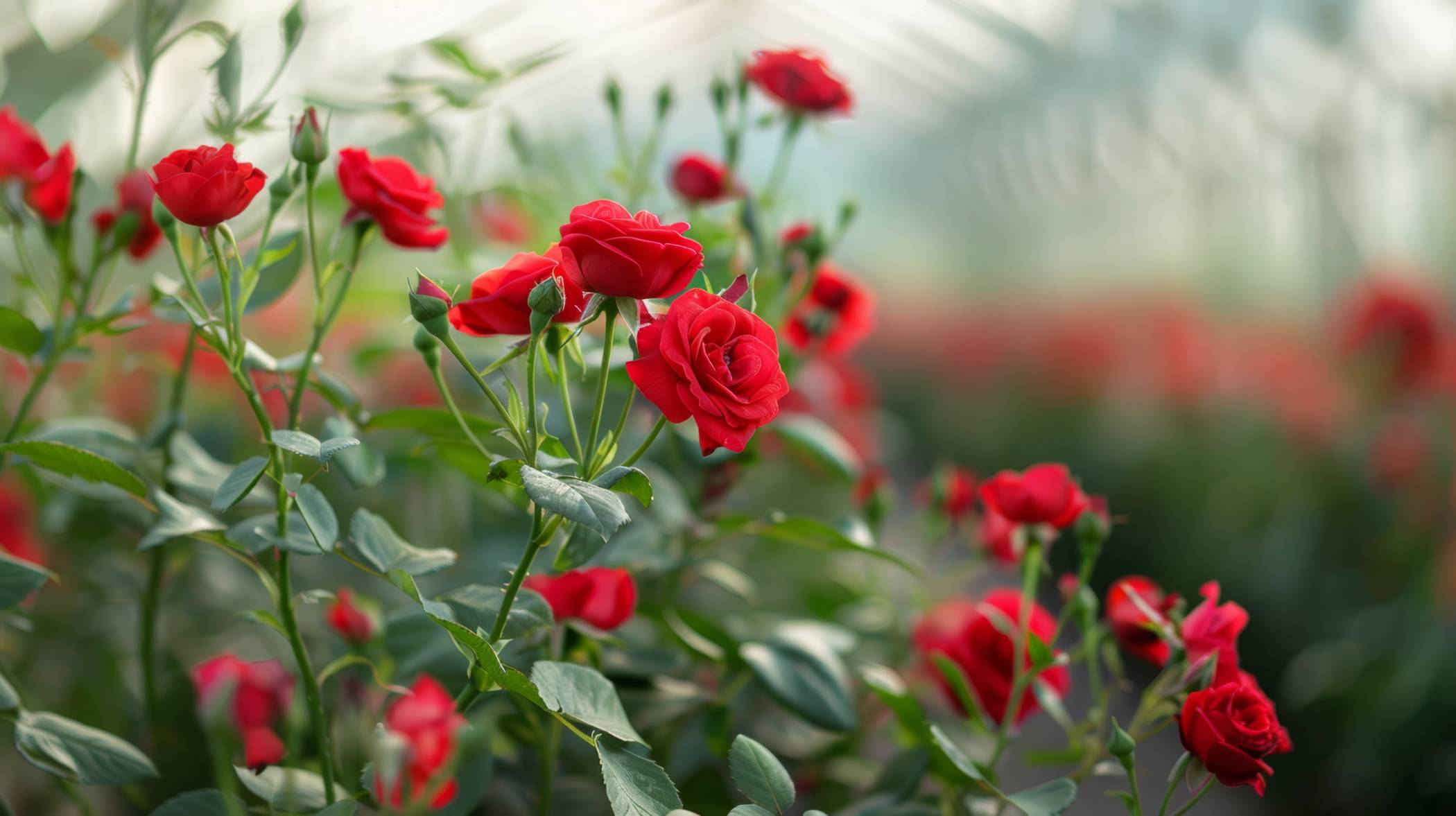 Red Spray Roses - Image 3